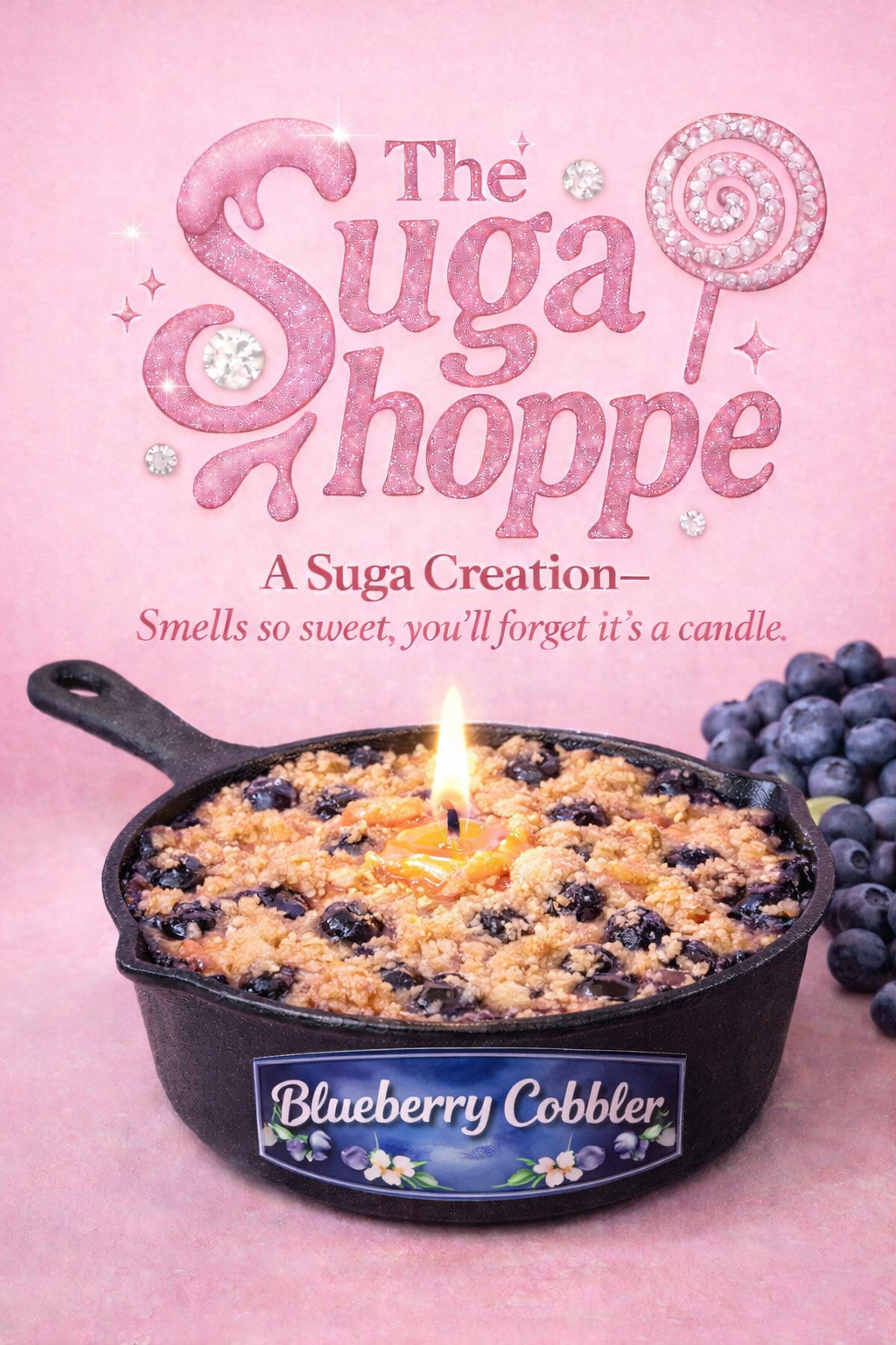Blueberry Delight Skillet Candle
