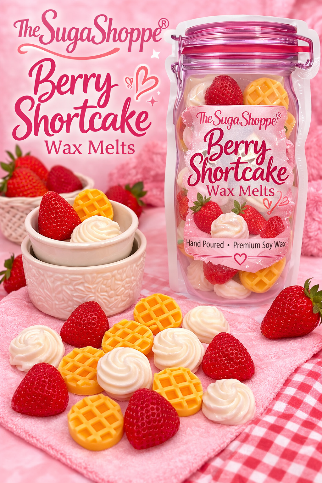 Berry Shortcake Wax Melts🍓🍰
