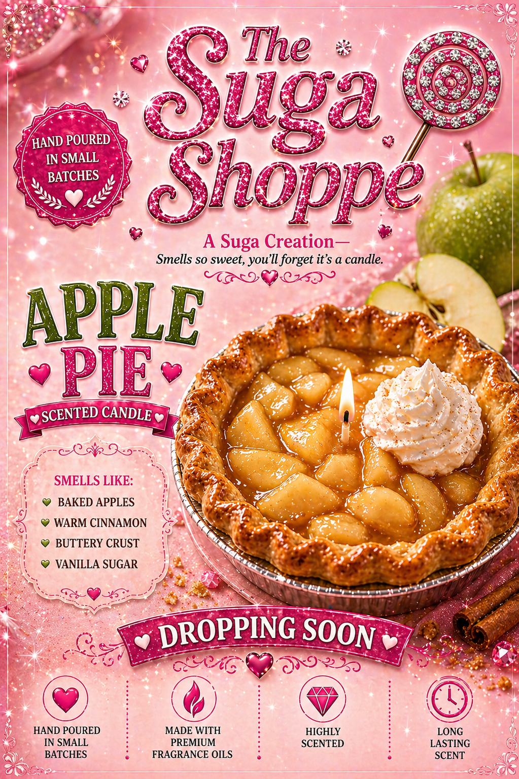 Apple Pie Candle – Now Available 🍎