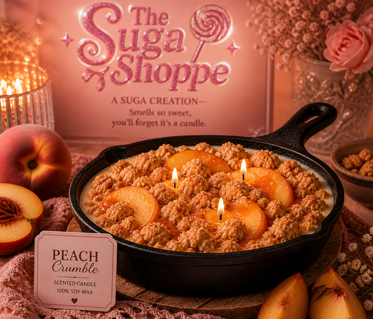 Peach Cobbler Crumble Skillet